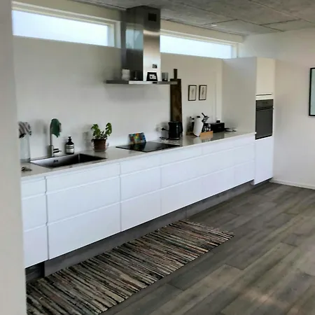 Minimalist House With Sea View At Helgenaes *
