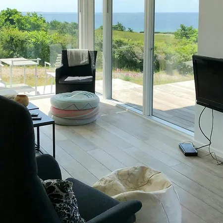 Minimalist House With Sea View At Helgenaes Knebel