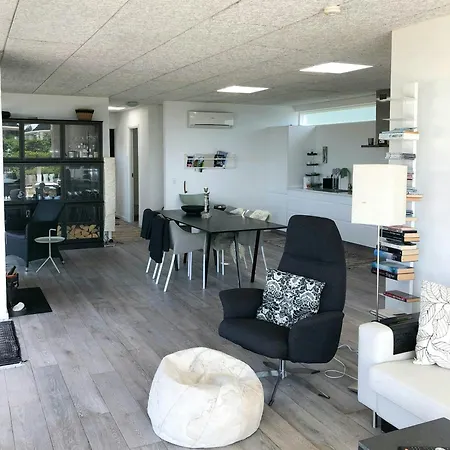 Minimalist House With Sea View At Helgenaes *