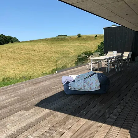 Minimalist House With Sea View At Helgenaes *