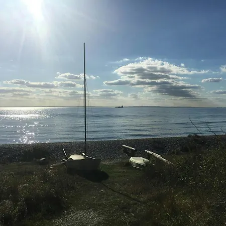 Minimalist House With Sea View At Helgenaes